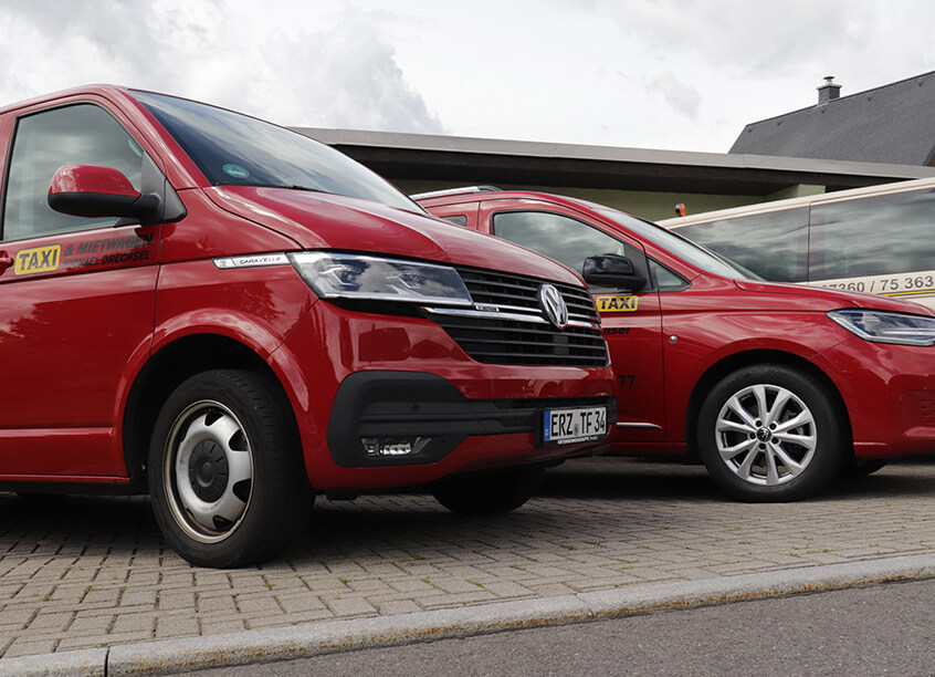 Mietwagen der Unternehmensgruppe Drechsel.